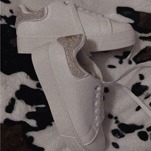 NWOT buckle brand platform rhinestone sneakers!